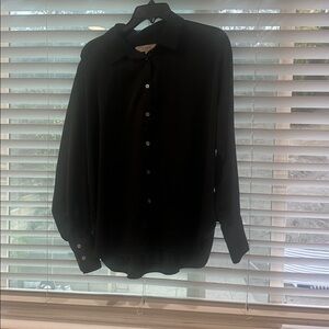 LOFT Classic Black Shirt